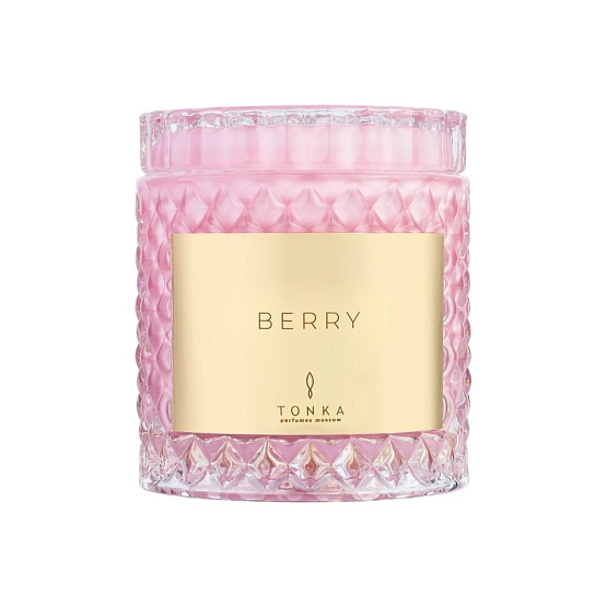 Свеча TONKA аромат BERRY 220 мл