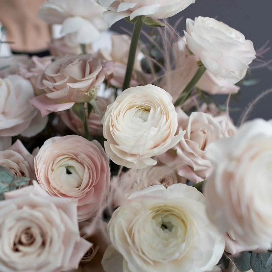 Коробка с цветами «Нежные сны»