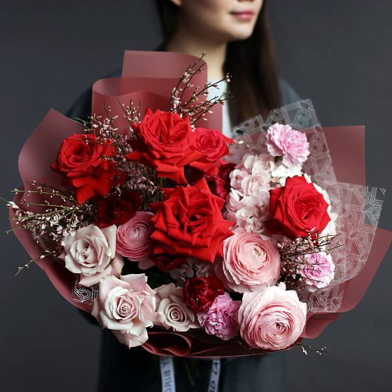 «Французский поцелуй» авторский букет