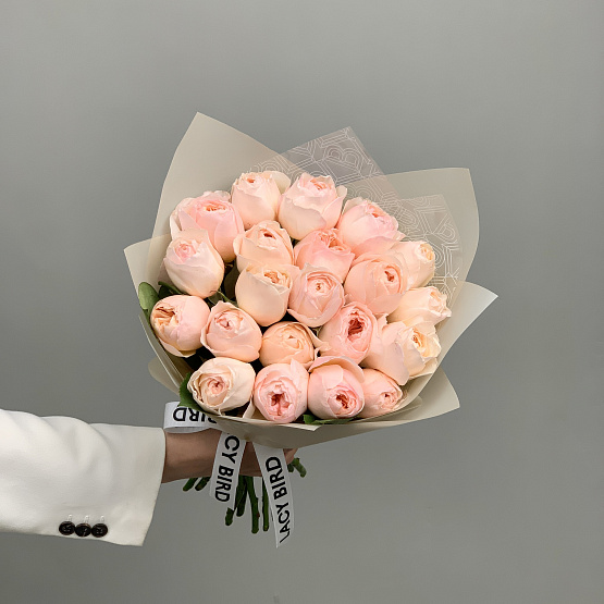 Пионовидные розы «Джульетта» 21 шт 