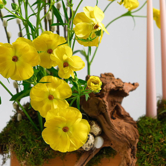 Пасхальная композиция «На лужайке»