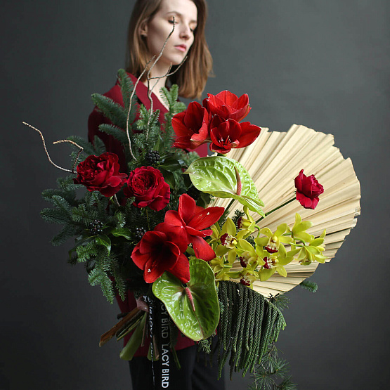 Букет «Зимние тропики»