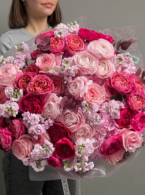 «Цветочный закат» авторский букет