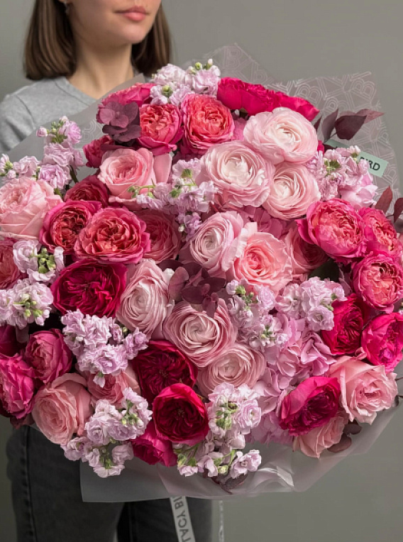 «Цветочный закат» авторский букет