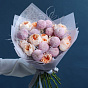 Garden Roses and Chrysanthemums Duo Bouquet