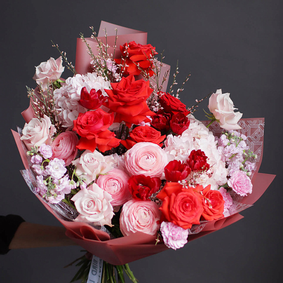 «Французский поцелуй» авторский букет