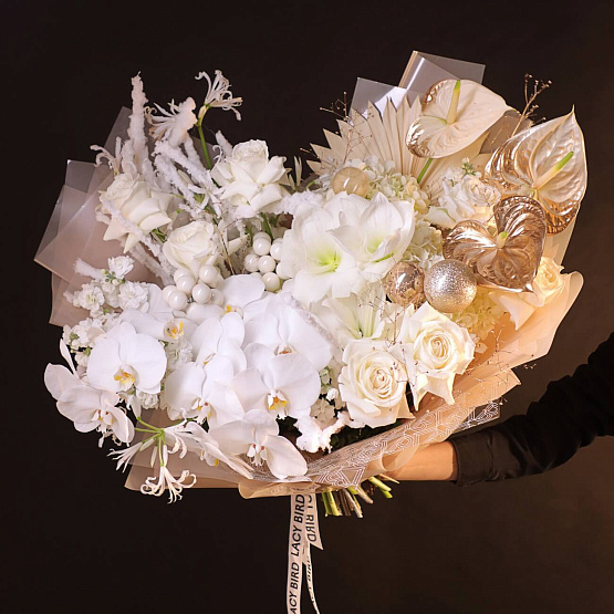 Авторский букет «Снежная королева»