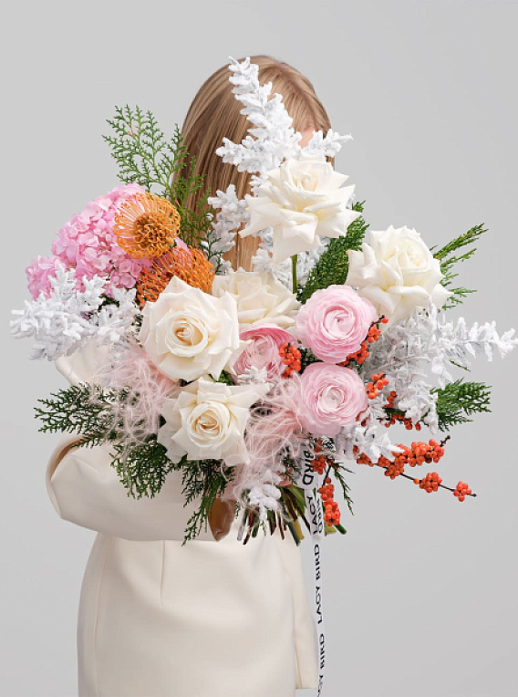 «Снежный бриз» авторский букет