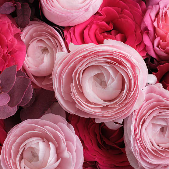 Триобукет «Палитра страсти»