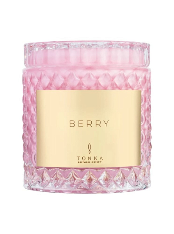 Свеча TONKA аромат BERRY 220 мл