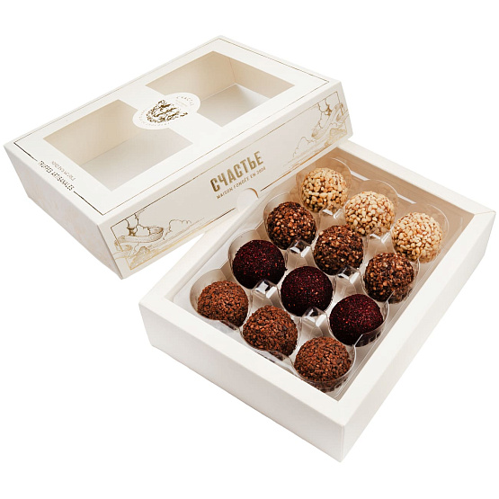 «Счастье» шоколадные трюфели №1 12 шт.