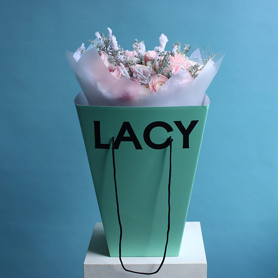 “Frosty Freshness” Trio Bouquet