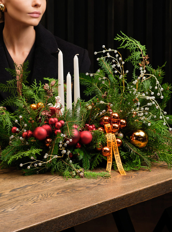 Композиция со свечами «Пряности и сладости»