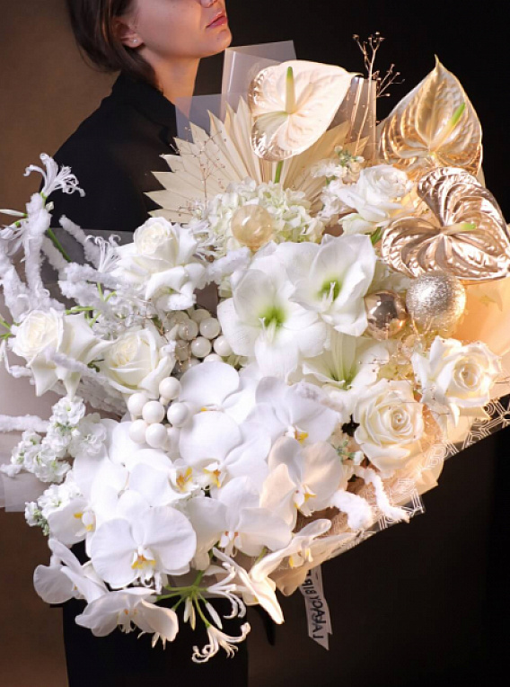 Авторский букет «Снежная королева»