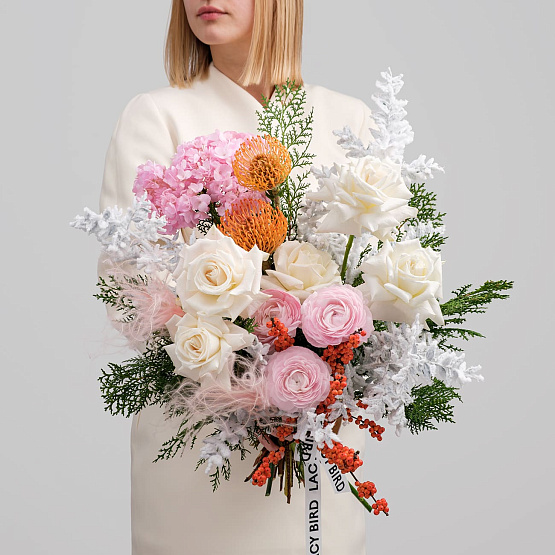 «Снежный бриз» авторский букет