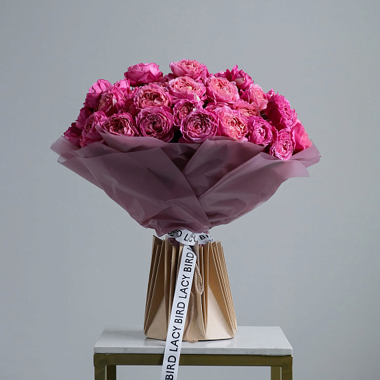 Монобукет из кустовых роз