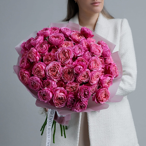 Монобукет из кустовых роз