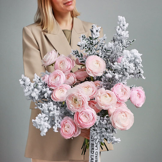 Монобукет «Снежный вальс»