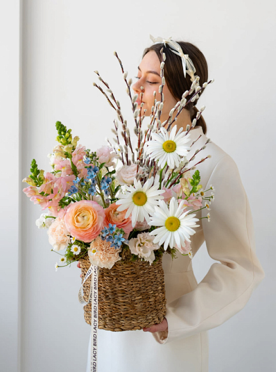“Awakening” Flower Basket