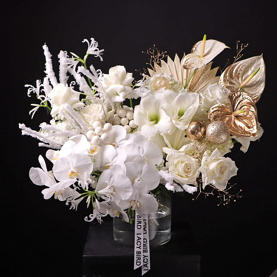 Авторский букет «Снежная королева»