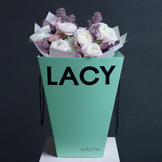 Дуобукет «Розовый лед»