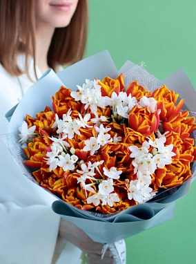 Букет «Цветочный рассвет»